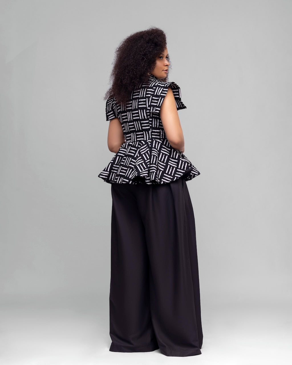 Pré commande - Top et pantalon "Azigli" noir