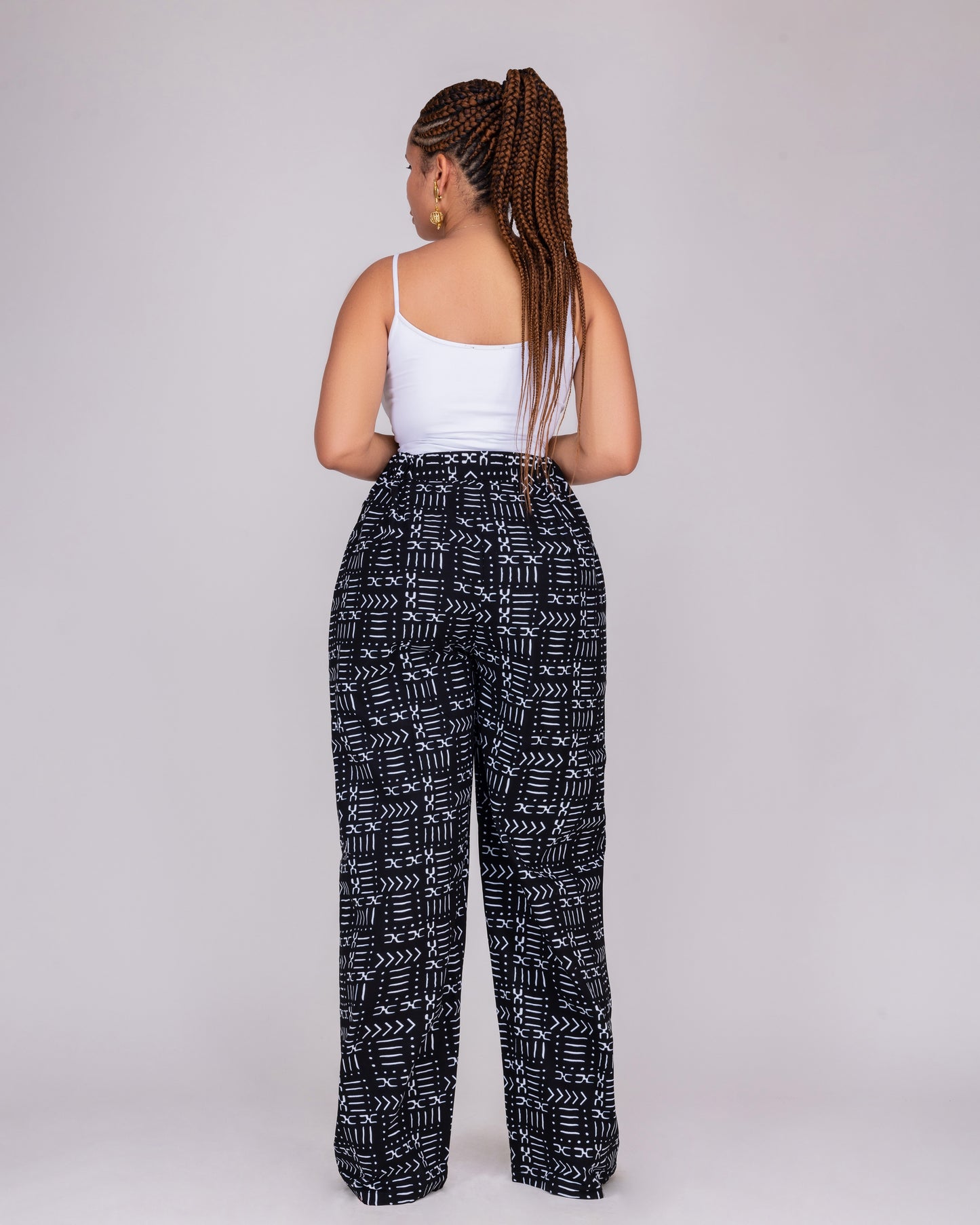 Pantalon bogolan noir