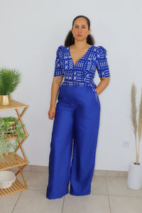 Top et pantalon Dja Kawlon bleu