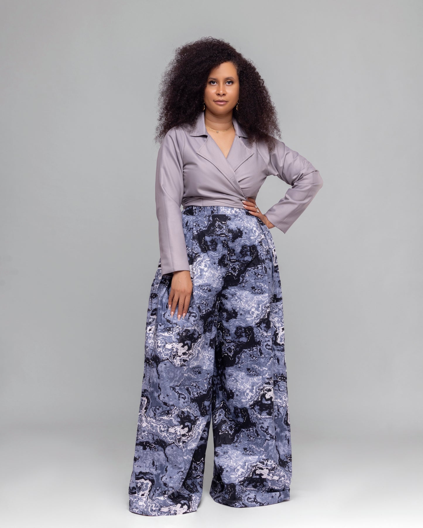 Top et pantalon "Dja kawlon" Gris