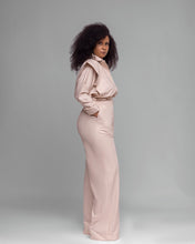 Charger l&#39;image dans la galerie, Pré commande - Top et pantalon &quot;otéliotchikou&quot; Beige
