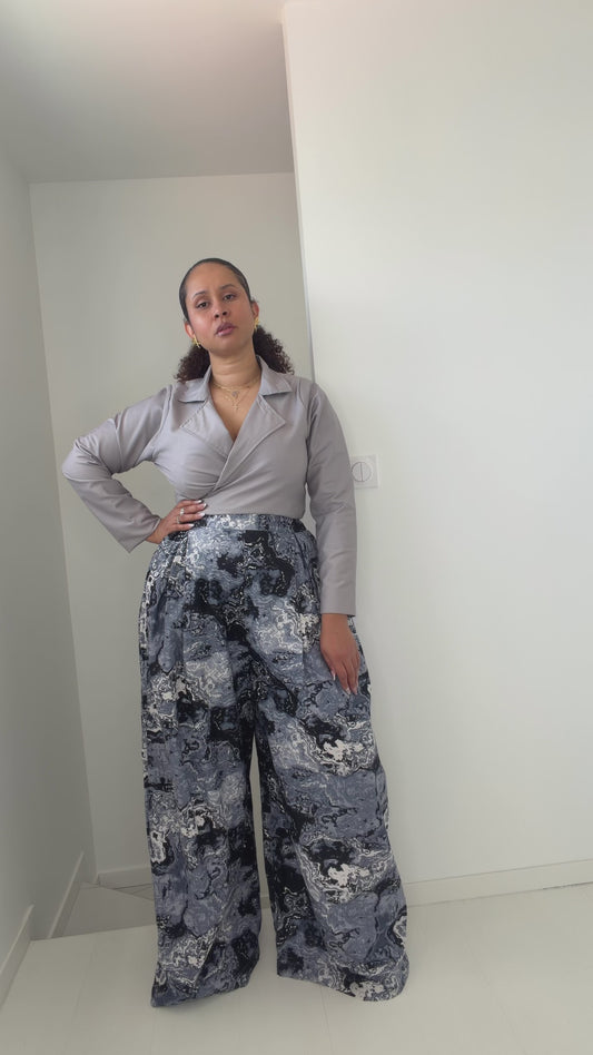 Top et pantalon "Dja kawlon" Gris
