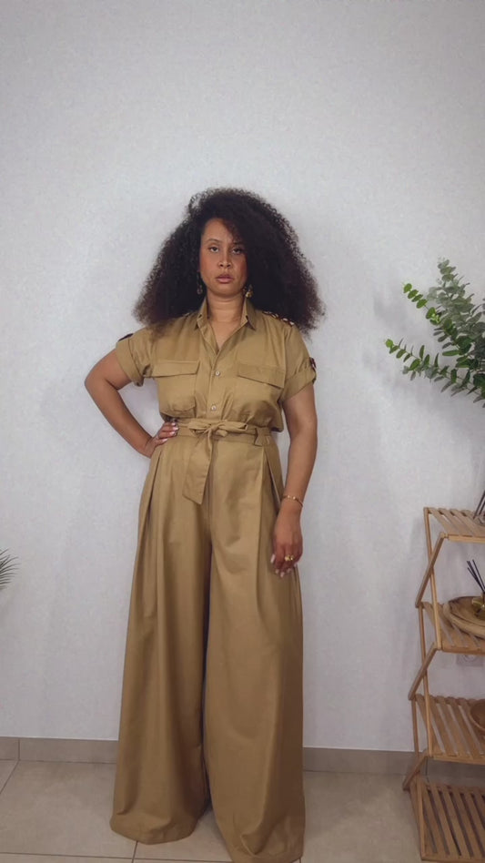 Pré commande - Chemise et pantalon ample  "Djemba lokou popouè"