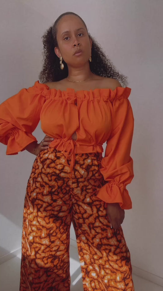 Top et pantalon "Wlon owazonwlolié"