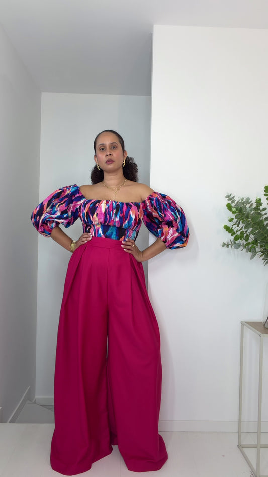 Top et pantalon "Wlon okagnli" Rose