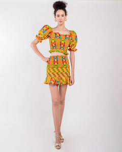 Top et jupe "yoroboua"