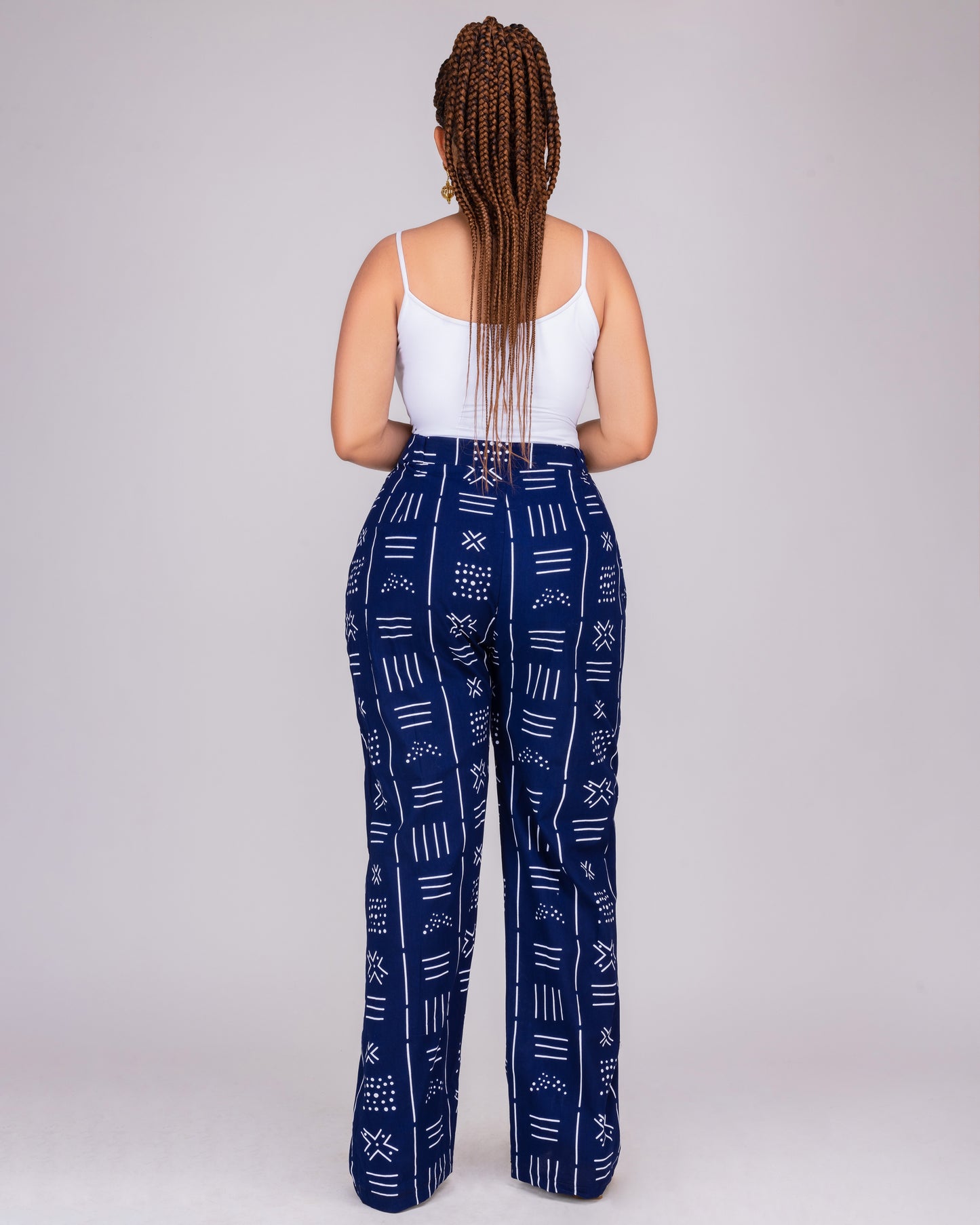 Pantalon bogolan bleu