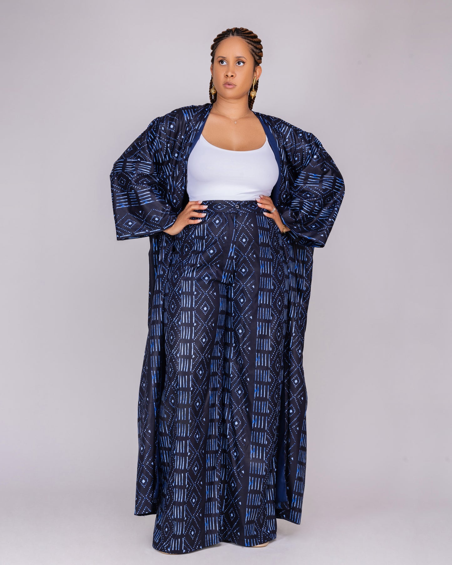 Kimono et pantalon "potètèwlon"