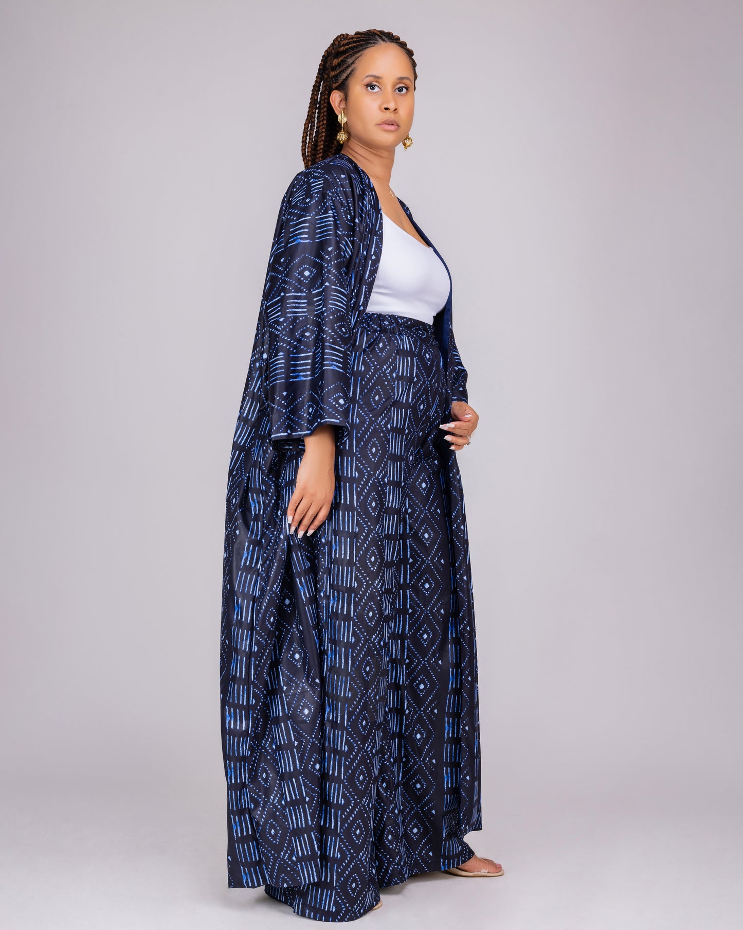 Kimono et pantalon "potètèwlon"