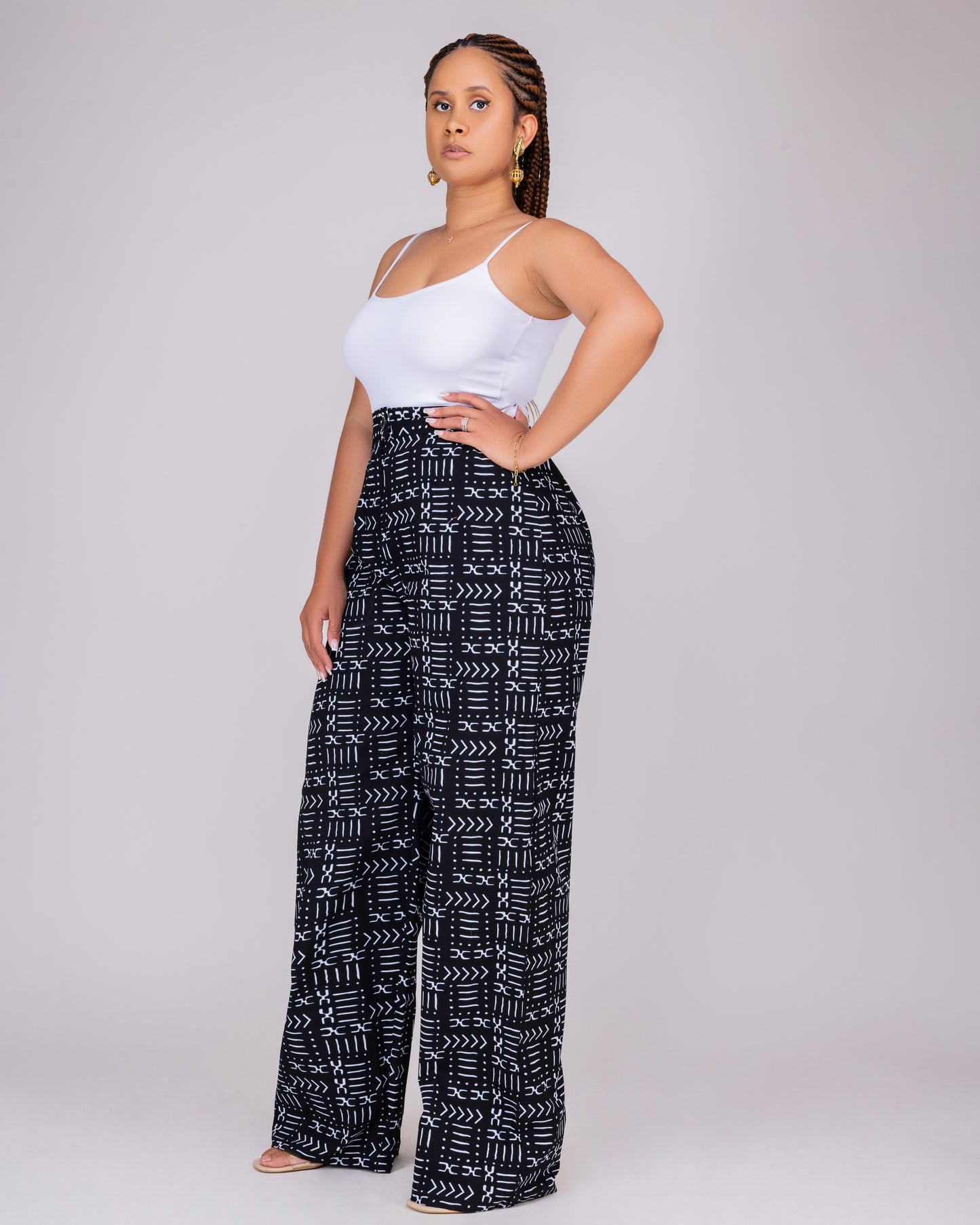 Pantalon bogolan noir